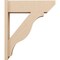 Ekena Millwork 7 1/2-in W x 24-in D x 28-in H Funston Slat Rough Cedar Woodgrain TimberThane Outlooker, Primed Tan OUTUR075X24X28FST24RCPR - alternate 5